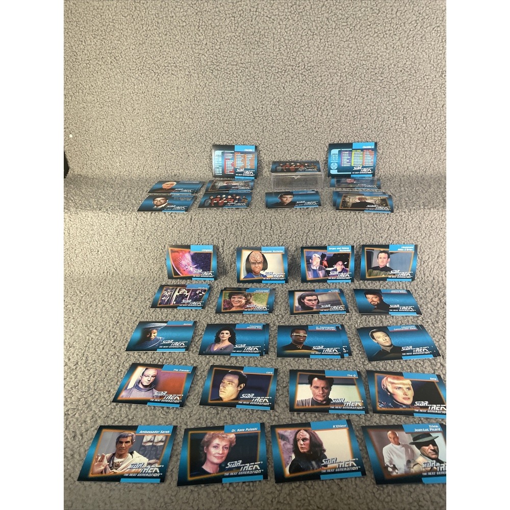 1992  Star Trek the Next Generation‎ Lot Of 45 Cards Impel